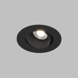 DK3061-BK Встраиваемый светильник, IP 20, 10 Вт, GU5.3, LED, черный/черный, пластик
